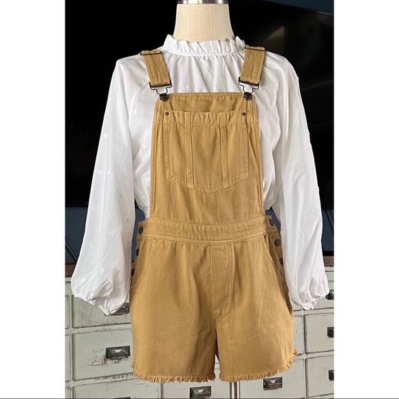 Anthropologie Wanderer Short Overalls Shortalls Size 25 - Picture 6 of 13